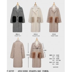 Jas met imitatiebont